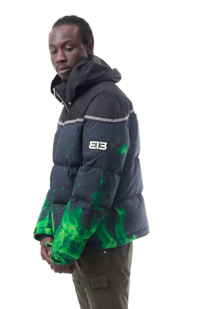 Giubbino Uomo 313 6DM112 GREEN FLAMES 6DM112GREEN FLAMES 313