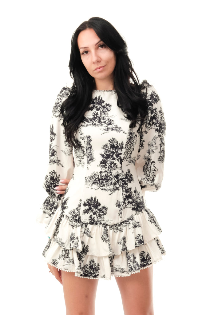 Abito Donna Anna Rock Milano ABITO SCHIENA NUDA 609909 BIANCO NERO ABITO SCHIENA NUDA 609909 BIANCO NERO Anna Rock Milano 