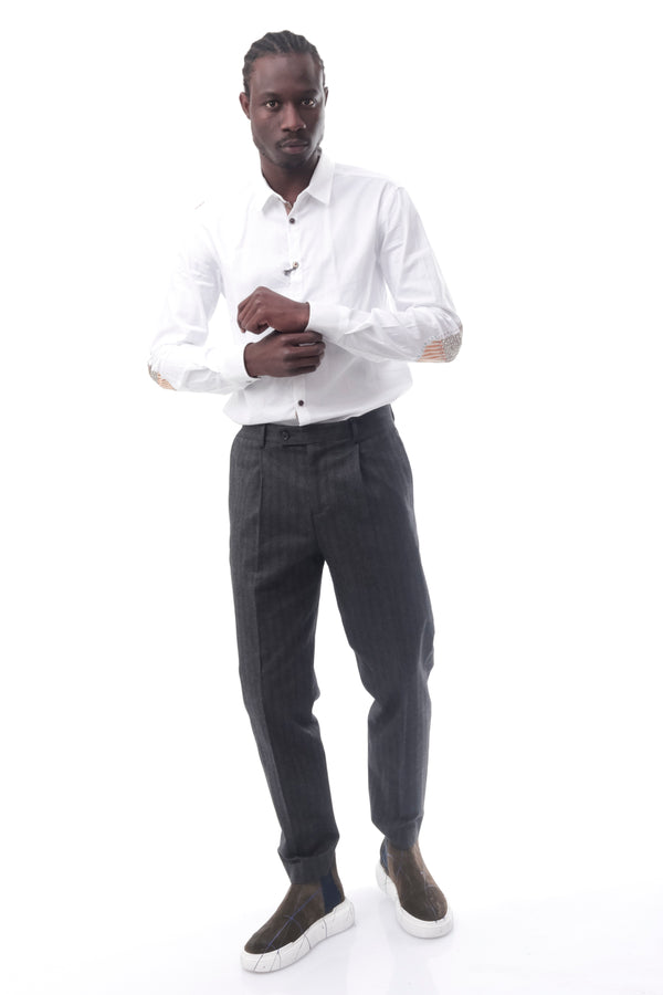 Pantalone Uomo Daniele Alessandrini P4134N10574205 ANTRACITE P4134N10574205ANTRACITE Daniele Alessandrini