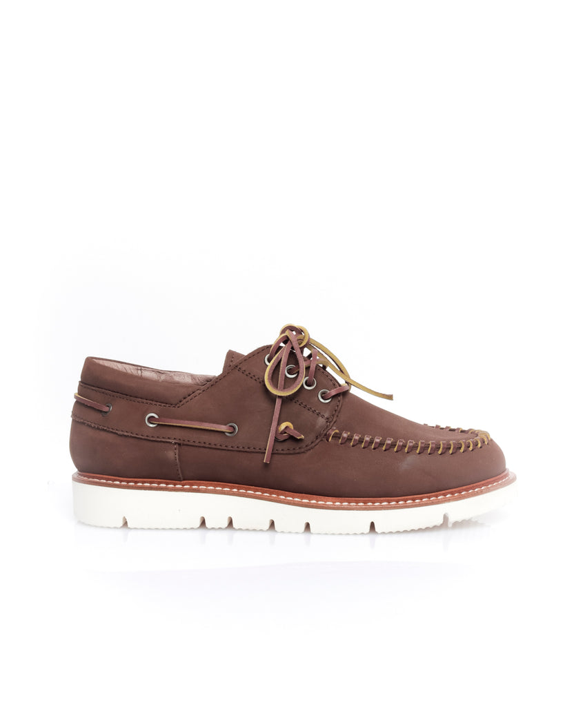 Scarpe Uomo Kjore Project BOAT BROWN - TFNY Boutique