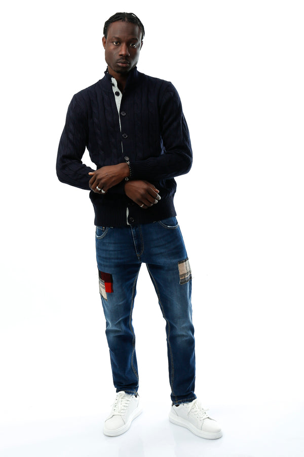 Maglia Uomo Blu Cashmere 4719 1210 4719 1210 Blu Cashmere 
