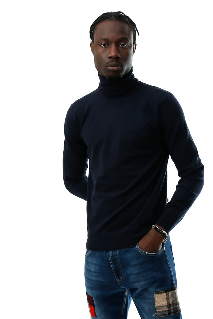 Maglia Uomo Blu Cashmere 4837 110 - TFNY Boutique