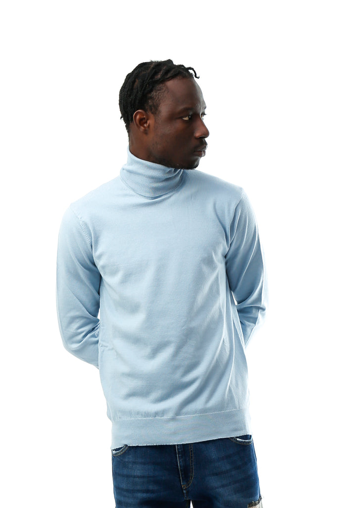 Maglia Uomo Blu Cashmere 4837 15 - TFNY Boutique