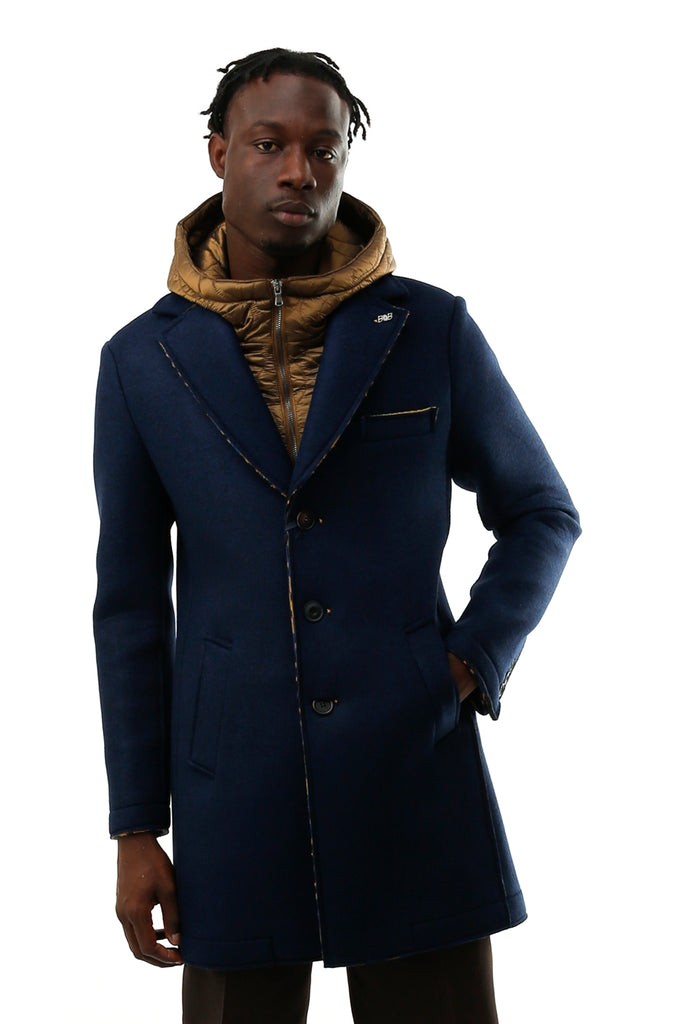 Cappotto Uomo Bob ANDY168 TRT168 BLU