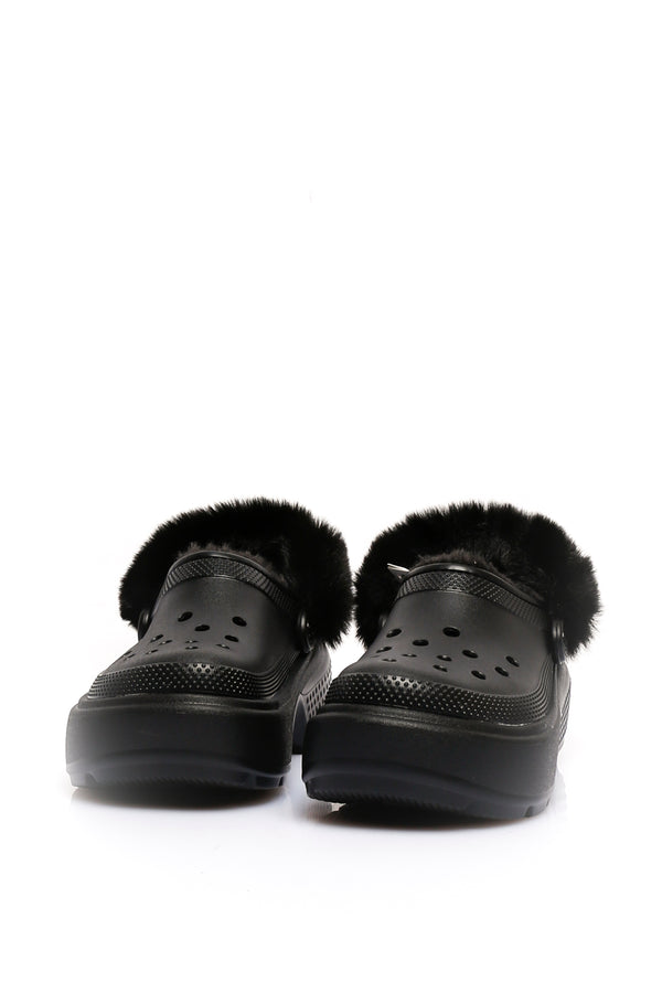 Ciabatta Donna Crocs  STOMP LINED CLOG W CR 208546 BLACK STOMP LINED CLOG W CR 208546BLACK Crocs