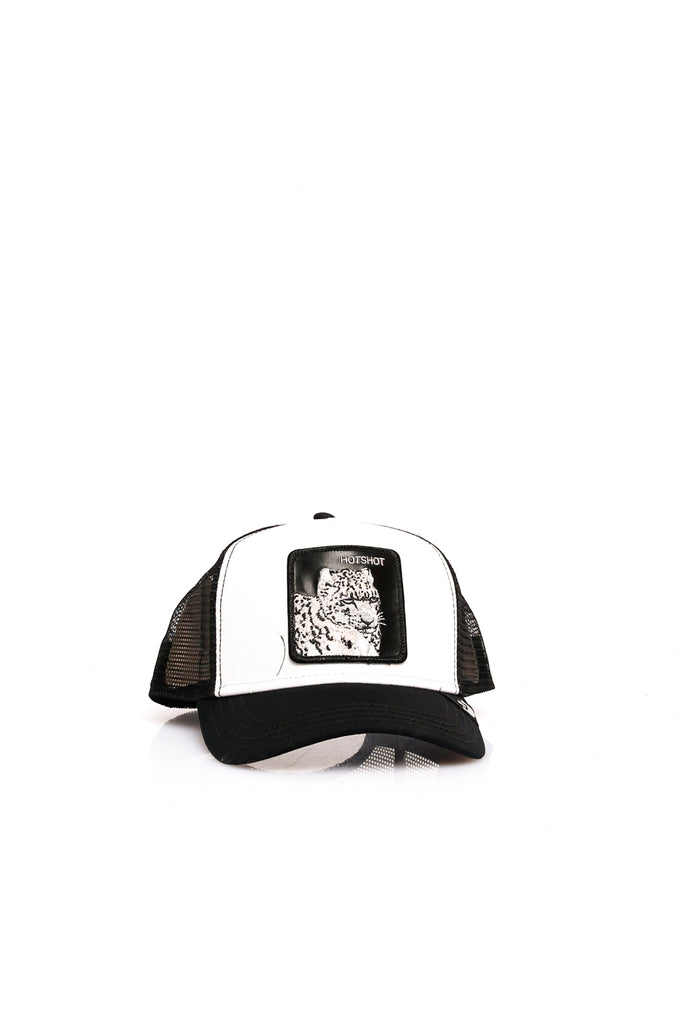 Cappello Unisex Goorin Bros. ANIMAL CAP HOTSHOT WHITE BLACK