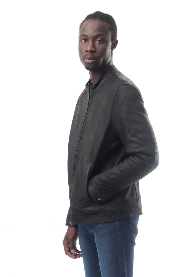 Giubbino Uomo Minoronzoni 16J21 NERO 16J21NERO Minoronzoni