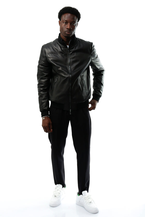 Giubbino Uomo Minoronzoni MRF238J214 NERO MRF238J214NERO Minoronzoni