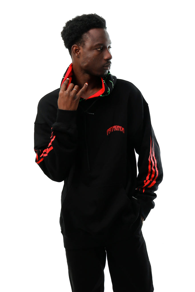 Felpa Uomo Propaganda FE327 BLACK FE327 BLACK Propaganda 