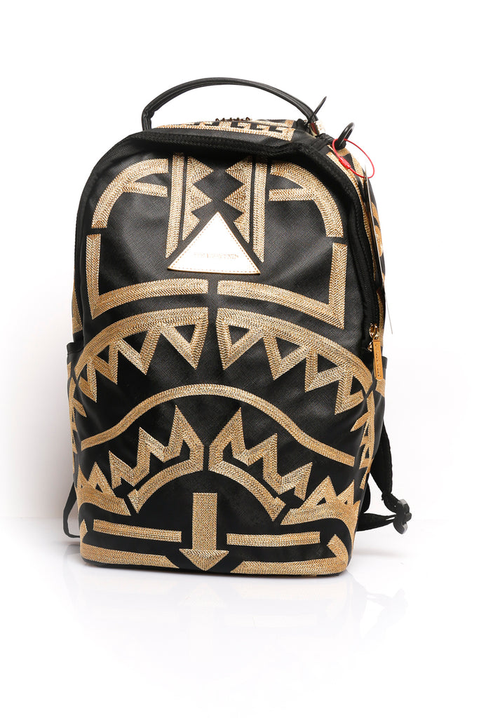 Sprayground AI TRIBAL GOLD STARS DLXSV BACKPACK910B5449NSZ