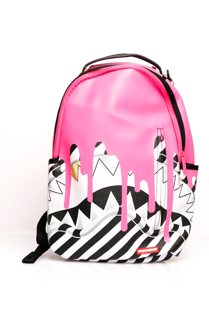 Sprayground SHARKMOUTH PINK DRIPS DLXSVF BACKPACK910B4800NSZ