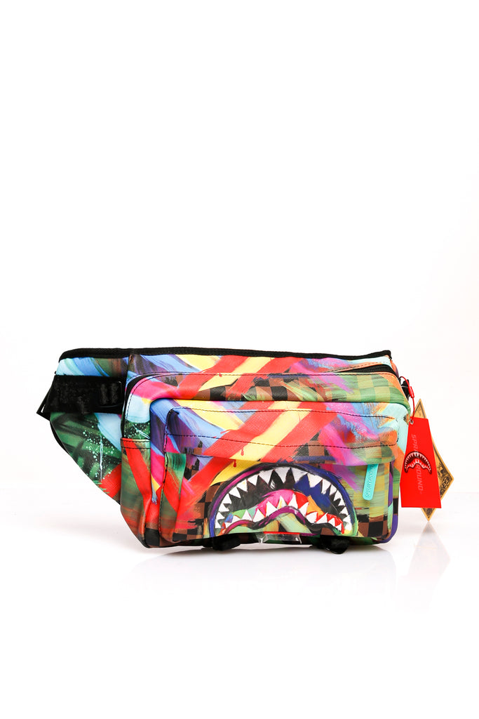Marsupio Unisex Sprayground SHARKS IN PAINT CARGO CROSSBODY 910B5582NSZ  SHARKS IN PAINT CARGO CROSSBODY910B5582NSZ Sprayground