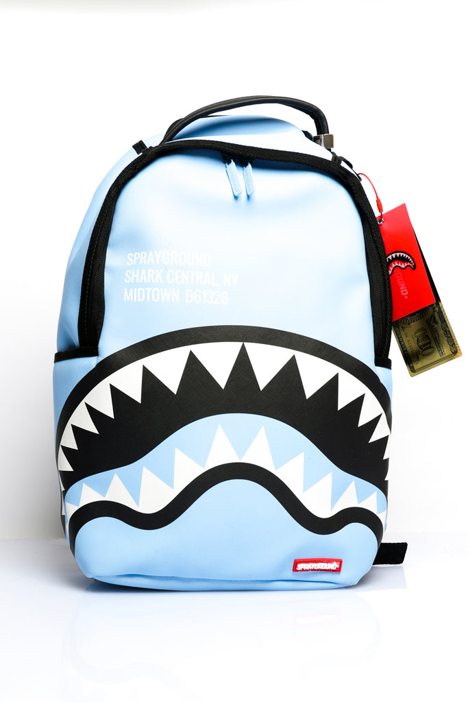 Sprayground SHARK CENTRAL 2.0 BLUE DLXSV910B5444NSZ