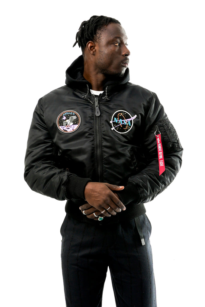 Giubbino Uomo Alpha industries 108108AI 03 BLACK 108108AI03 BLACK Alpha industries