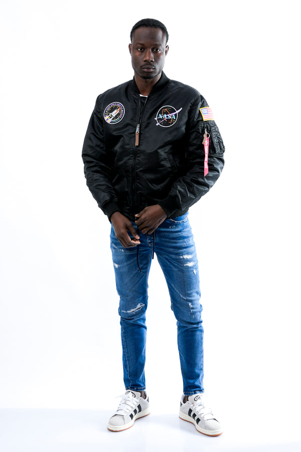 Giubbino Uomo Alpha industries 166107AI 212 BLACK/LILAC 166107AI212 BLACK/LILAC Alpha industries