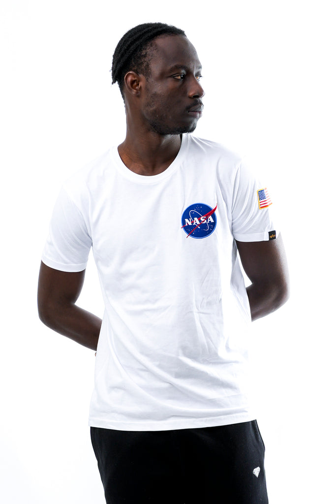 T-shirt Uomo Alpha industries 176507AI 09 WHITE 176507AI09 WHITE Alpha industries