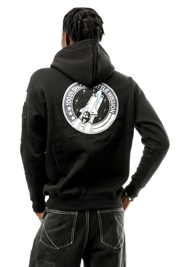 Felpa Uomo Alpha industries 178317AI 03 BLACK 178317AI 03 BLACK Alpha industries 