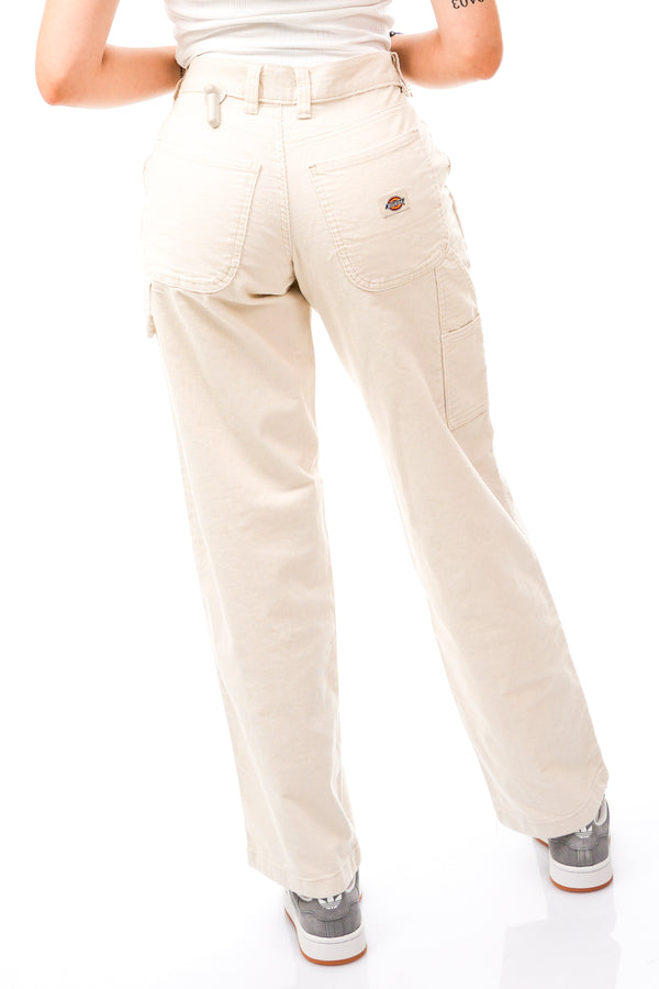 Pantalone Donna Dickies CORDUROY CARPENTER W WHITECAP GRAY CORDUROY CARPENTER W WHITECAP GRAY Dickies 