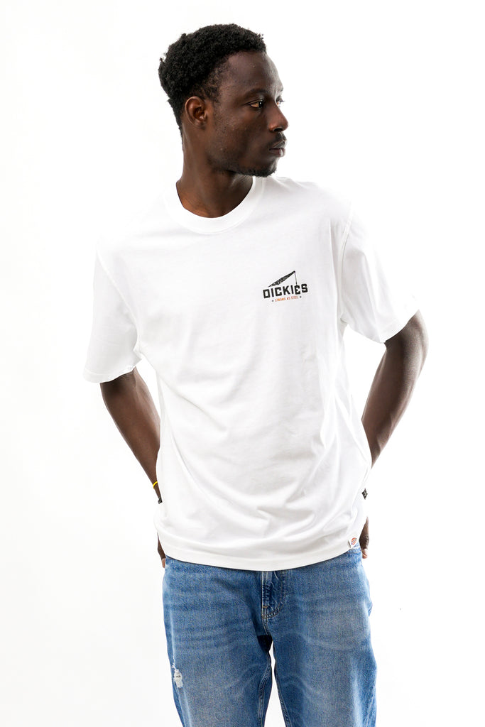 T-shirt Uomo Dickies DICKIES INDUSTRIAL ZONE TEE SS WHITE