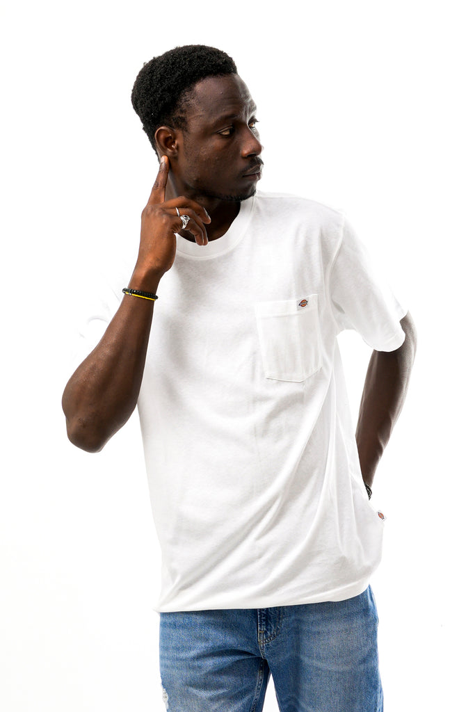 T-shirt Uomo Dickies LURAY POCKET TEE SS WHITE LURAY POCKET TEE SSWHITE Dickies
