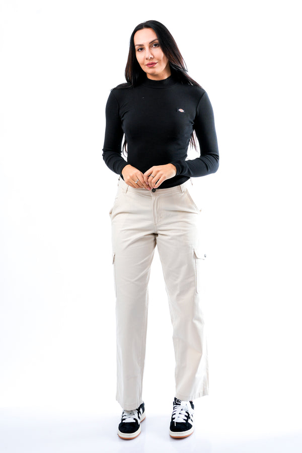 Maglia Donna Dickies MARYSVILLE LS TEE WHITECAP BLACK MARYSVILLE LS TEE WHITECAPBLACK Dickies