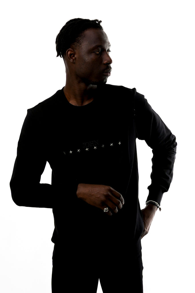 Felpa Uomo John Richmond RMA23091FE BLACK RMA23091FE BLACK John Richmond 
