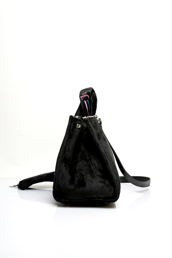 Borsa Donna Juicy Couture IRIS VELVET M.SHOPPER BIJIR5522WTV MULTICOLOR/BLACK IRIS VELVET M.SHOPPER BIJIR5522WTV MULTICOLOR/BLACK Juicy Couture 