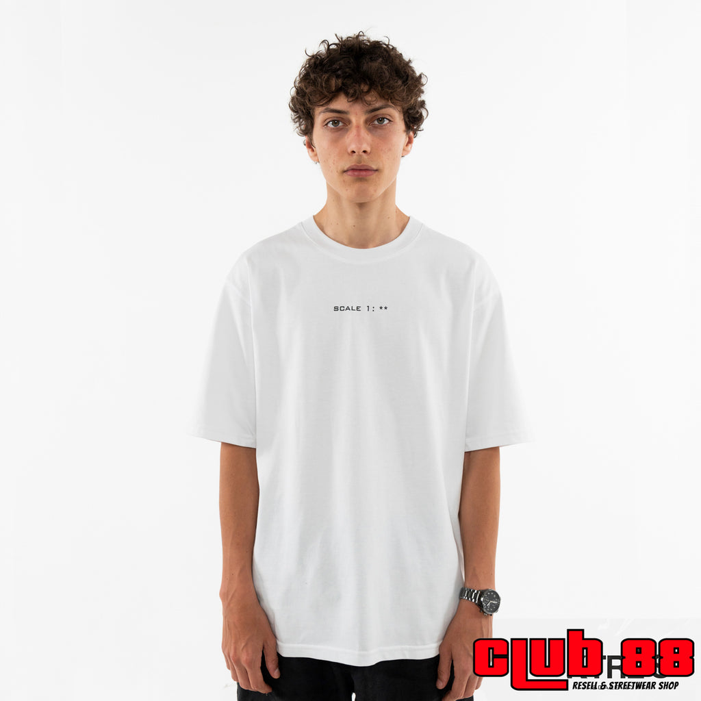 T-shirt Uomo Ktrls CUT SQUARE WHITE