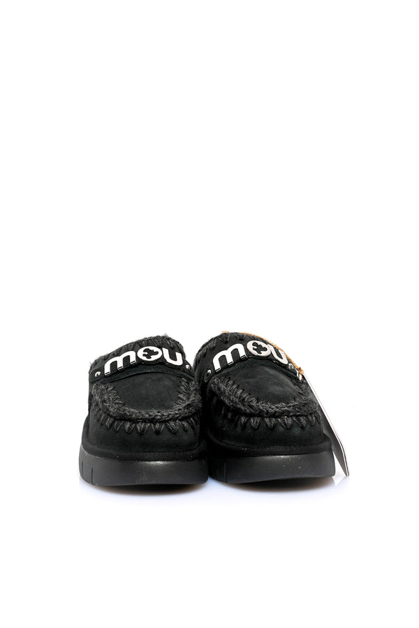 Ciabatta Donna Mou BOUNCE CLOG METAL LOGO BKBK BOUNCE CLOG METAL LOGO BKBK Mou 