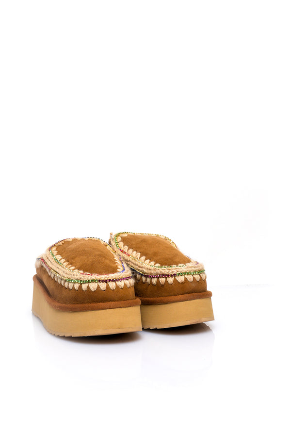 Ciabatta Donna Mou CLOG ESKIMO PLATFORM RHINESTONES COG CLOG ESKIMO PLATFORM RHINESTONESCOG Mou
