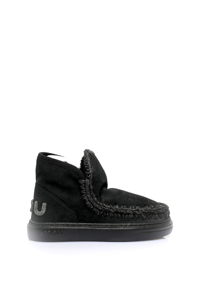 Stivali Donna Mou ESKIMO SNEAKER BOLD GLITTER LOGO BKBK ESKIMO SNEAKER BOLD GLITTER LOGO BKBK Mou 