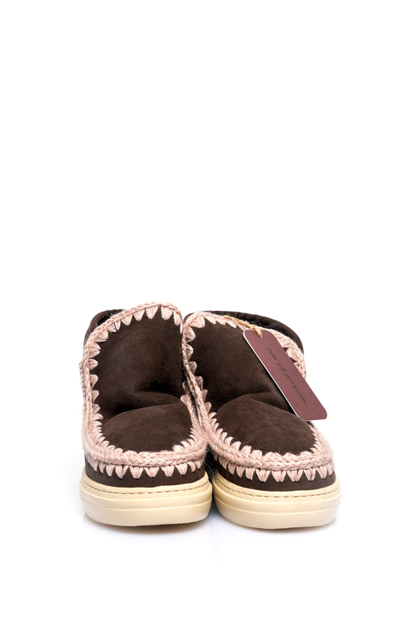Stivali Donna Mou ESKIMO SNEAKER BOLD GLITTER LOGO MOCHA ESKIMO SNEAKER BOLD GLITTER LOGO MOCHA Mou 