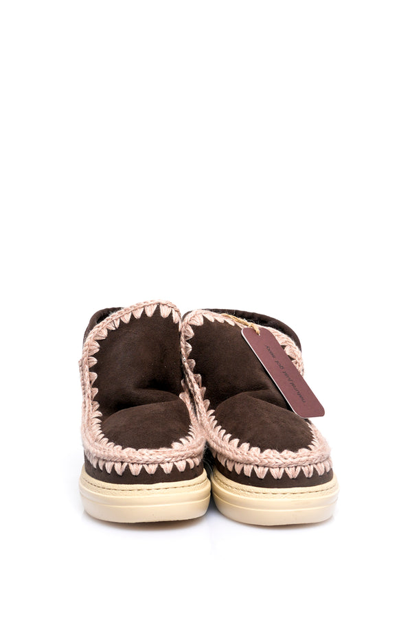 Mou ESKIMO SNEAKER BOLD GLITTER LOGOMOCHA