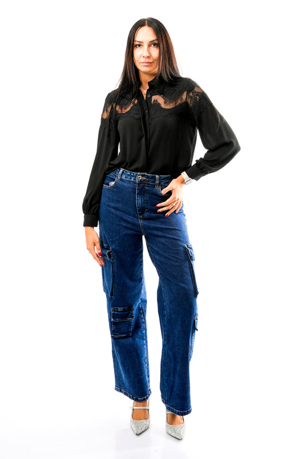 Camicia Donna No Secrets NS119 LIQUIRIZIA NS119 LIQUIRIZIA No Secrets 