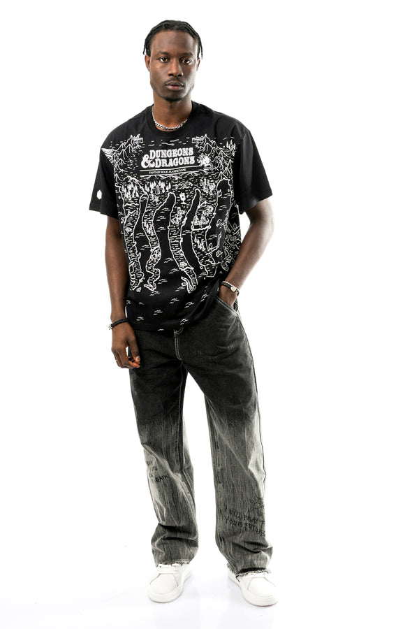 T-shirt Uomo Octopus 24WOTS90 BLACK 24WOTS90 BLACK Octopus 