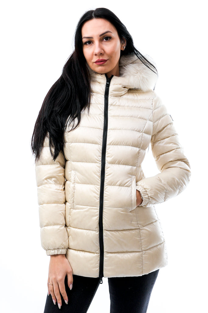 Giubbino Donna Refrigiwear LONG MEAD FUR RA0035 A00152 TOFU LONG MEAD FUR RA0035 A00152 TOFU Refrigiwear 