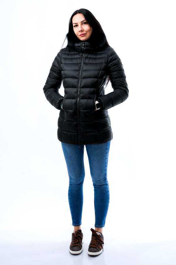 Giubbino Donna Refrigiwear LONG MEAD FUR RA0035 G06000 BLACK LONG MEAD FUR RA0035 G06000 BLACK Refrigiwear 