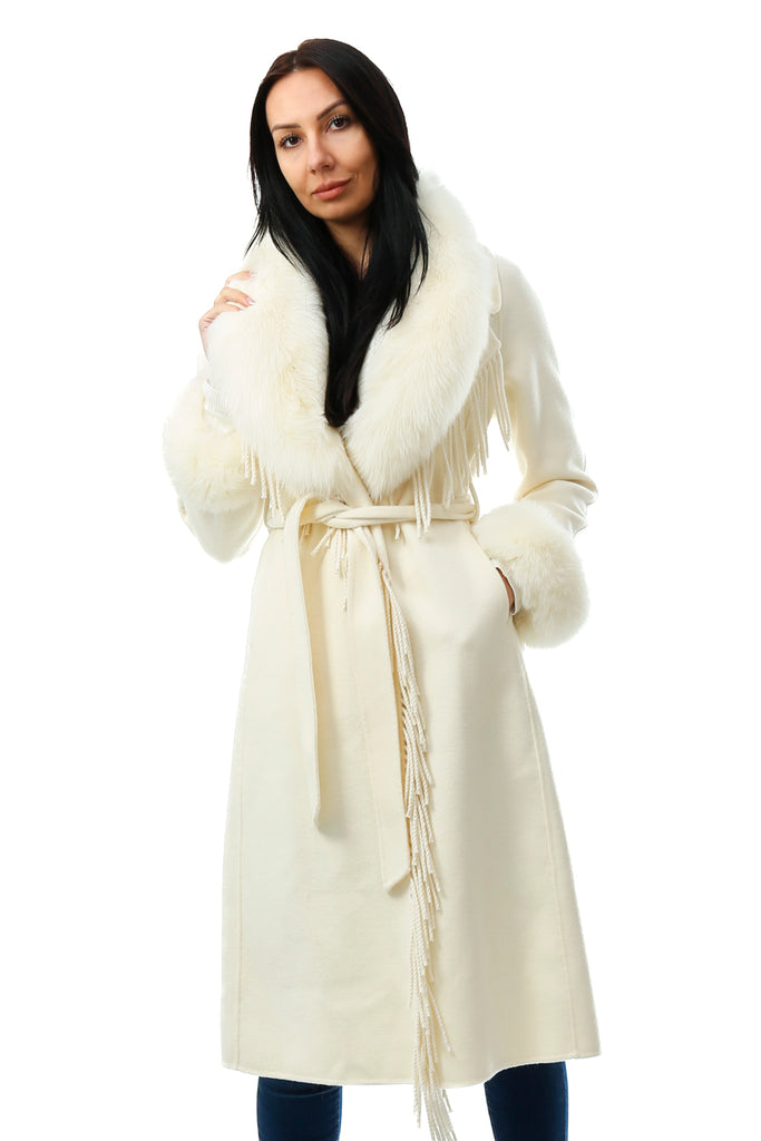 Cappotto Donna Regina 32014 BIANCO - TFNY Boutique