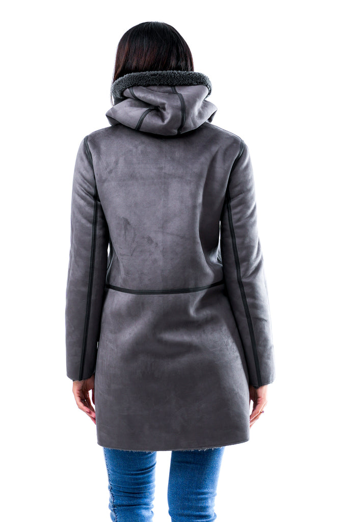 Cappotto Donna Rino & pelle ALINA.7002411 GRAPHITE ALINA.7002411GRAPHITE Rino & pelle