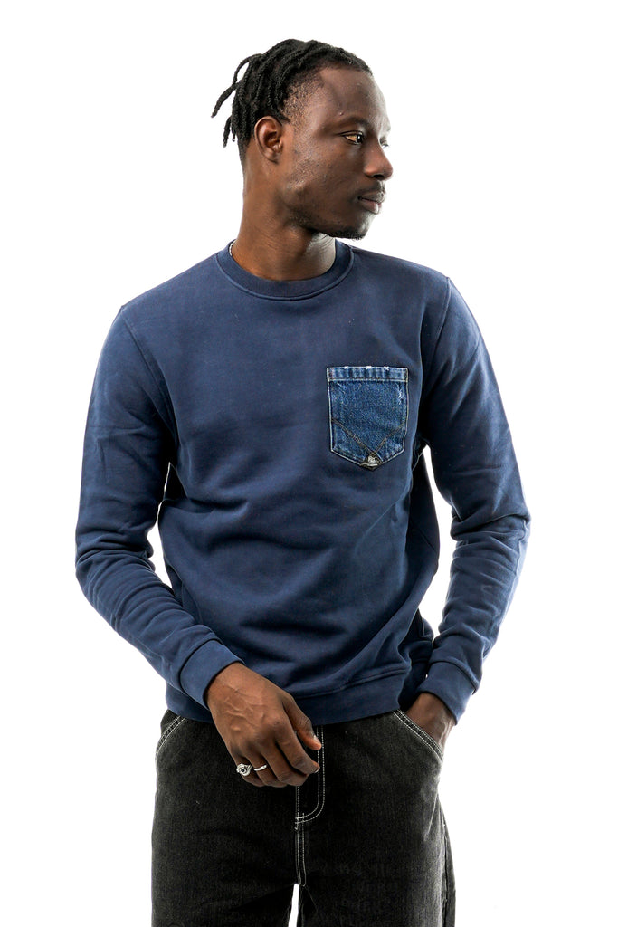 Roy Roger CREW NECK PKT DENIM MAN CH53C0231