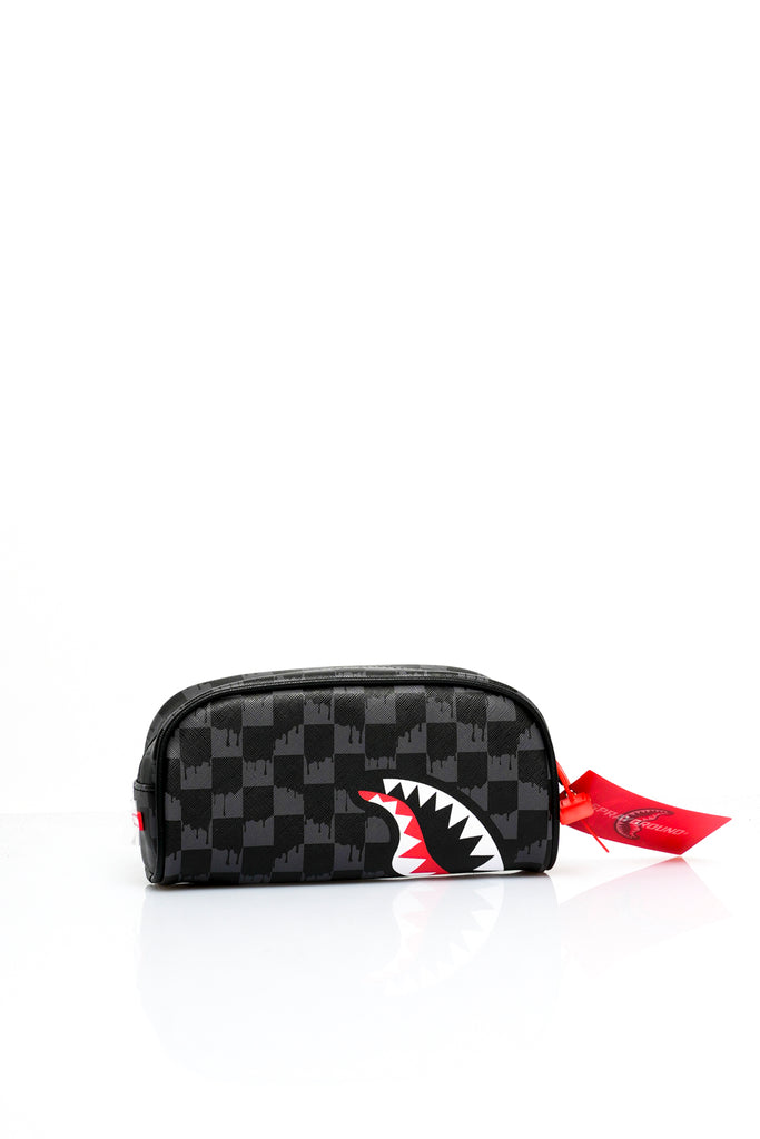 Pochette Unisex Sprayground DRIP CHECK SHARK PENCIL POUCH B6574