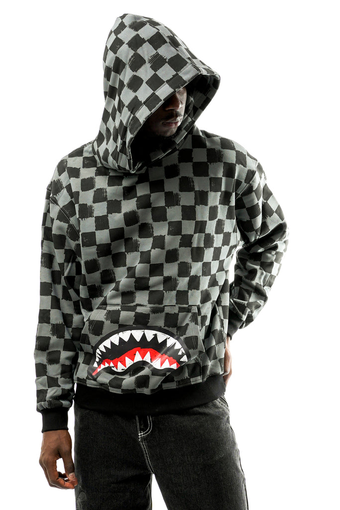 Sprayground GREY SIP VANQUISH HOODIEGREY SIP VANQUISH HOODIE