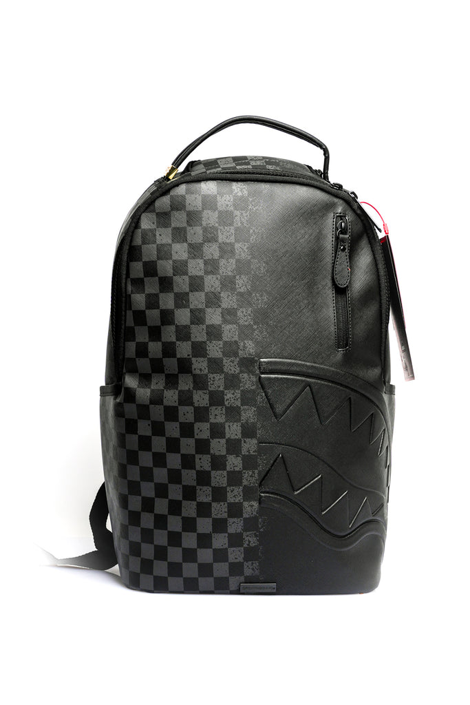 Sprayground HALF SPRITZ BLACK/GREY CHECK U910B6776NSZ