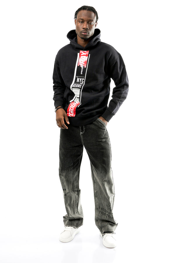 Felpa Unisex Sprayground PRIORITY SHIPMENT HOODIE BLK SP676BLK PRIORITY SHIPMENT HOODIE BLK SP676BLK Sprayground 