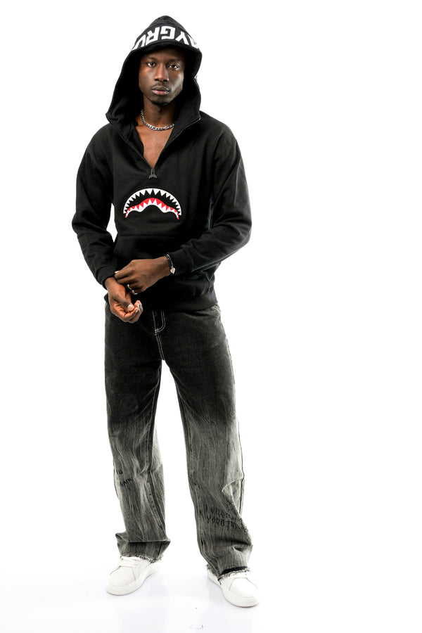 Sprayground SHARK VISOR HOODIE BLACKSP645BLK