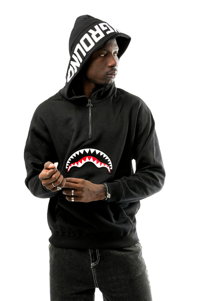 Sprayground SHARK VISOR HOODIE BLACKSP645BLK