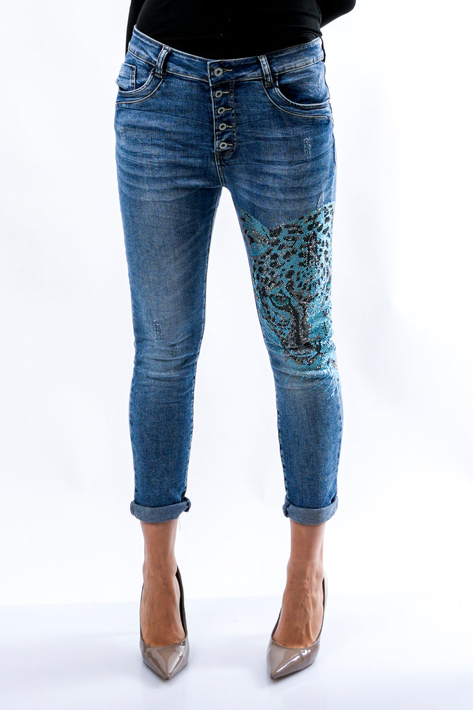Jeans Donna Stefano Ghilardi JEANS TIGRE AZZURRA JEANS TIGRE AZZURRA Stefano Ghilardi 