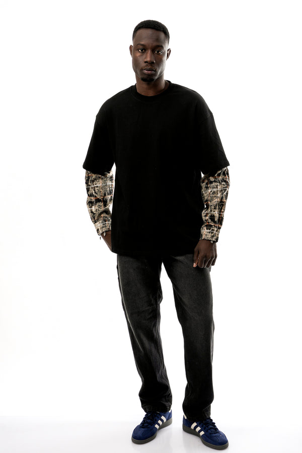 Maglia Uomo Acupuncture ACID LONG SLEEVE WASHED BLACK ACID LONG SLEEVE WASHED BLACK Acupuncture 