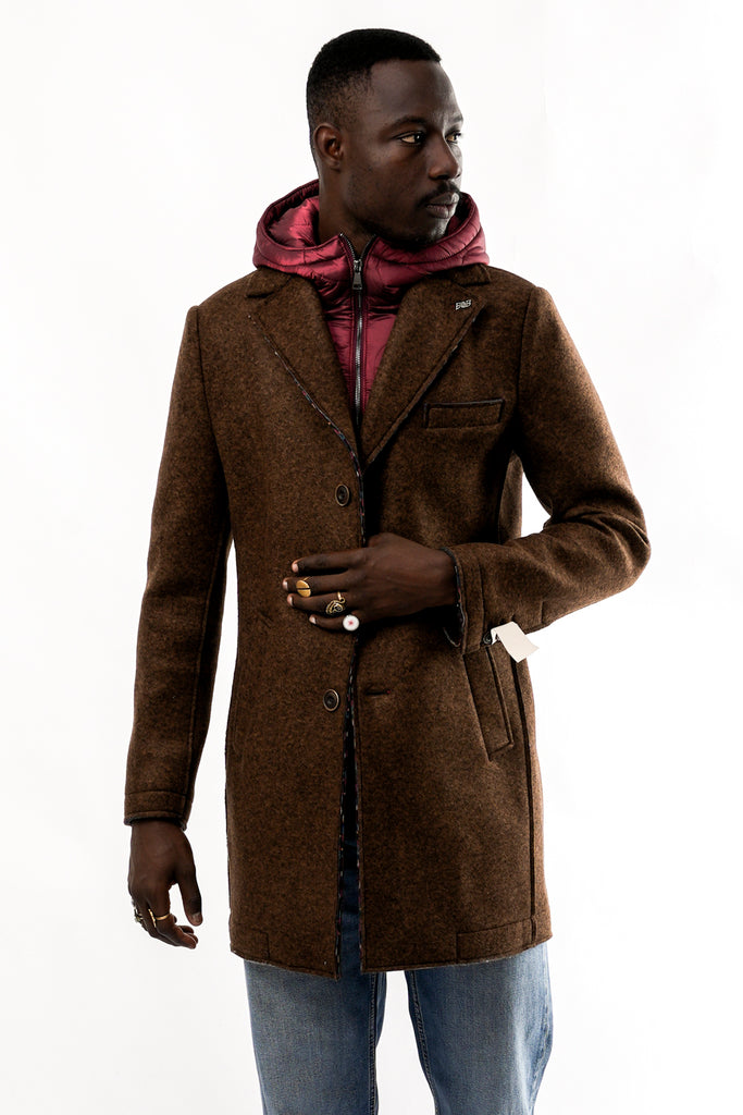 Cappotto Uomo Bob ANDY186TRT186 MARRONE ANDY186TRT186 MARRONE Bob 