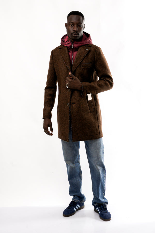 Cappotto Uomo Bob ANDY186TRT186 MARRONE ANDY186TRT186 MARRONE Bob 